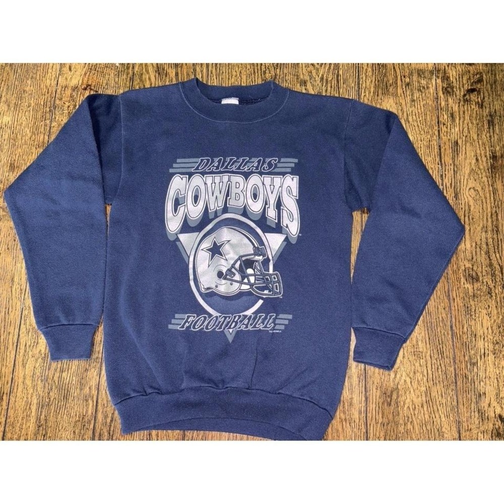 Vintage single stitch Dallas cowboys NFL crewneck youth 14-16